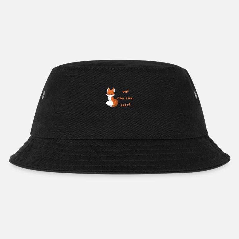 Fuchs - Füchse - Verdammt - Geschenk - Fox - Kinder Bucket Hat - Schwarz
