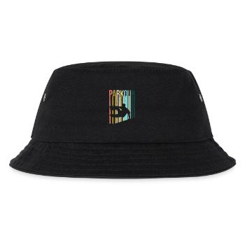 Parkour Retro - Kinder Bucket Hat - Schwarz - Vorne