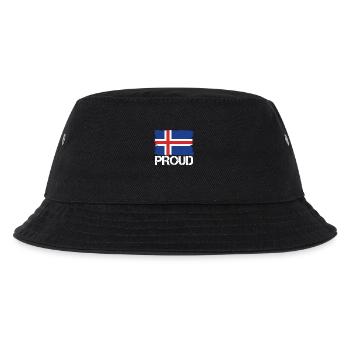 drapeau fierté, drapeau ascendance autochtone Islande .png - Bob Enfant - noir - Devant