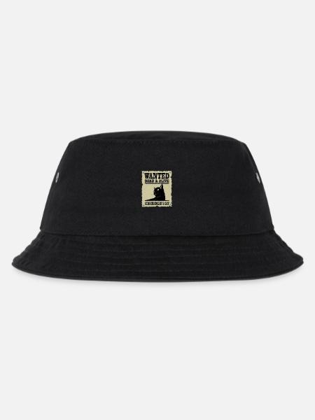 Schrödinger's cat wanted. - Kids’ Bucket Hat - black
