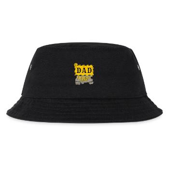 Daddy Father Birthday Team Construction Construction Site - Kids’ Bucket Hat - black - Front