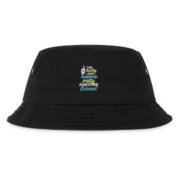 Pretty awesome Farmer - Kinder Bucket Hat - Schwarz - Vorne
