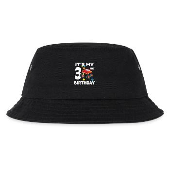 3 ans anniversaire troisième cadeau d'anniversaire trois - Bob Enfant - noir - Devant