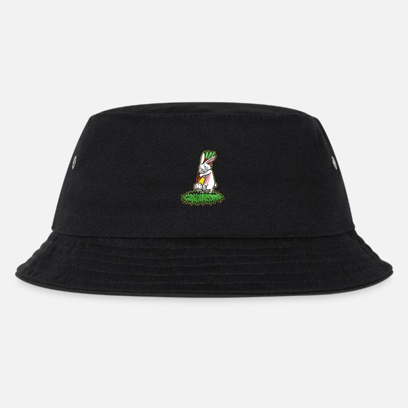 Ich liebe Golf Golfer Osterhase Geschenk Ostern - Kinder Bucket Hat - Schwarz