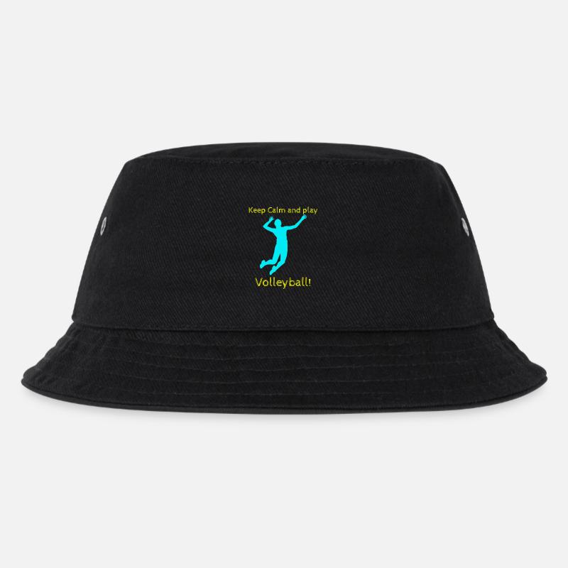 Volleyball - Kinder Bucket Hat - Schwarz
