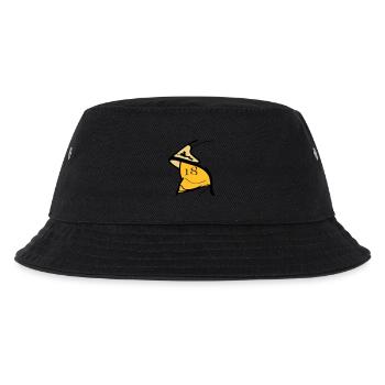 F1 yellow helmet visor 18 - Kids’ Bucket Hat - black - Front