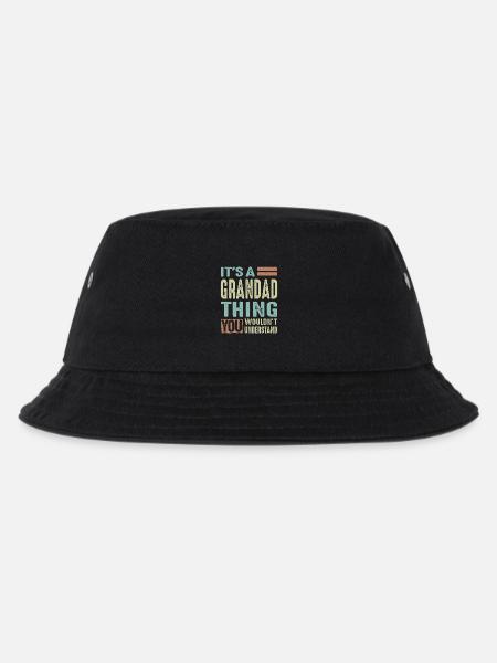 Grandad Thing - Kids’ Bucket Hat - black