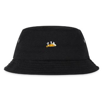 Space Pizza - Kinder Bucket Hat - Schwarz - Vorne