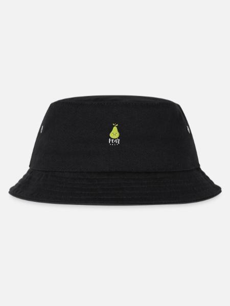 Vegetarian Pear Perfect Pearfect Funny Gift - Kids’ Bucket Hat - black