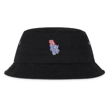 Serbien Srbija Serbia Weltmeisterschaft Fussball - Kinder Bucket Hat - Schwarz - Vorne