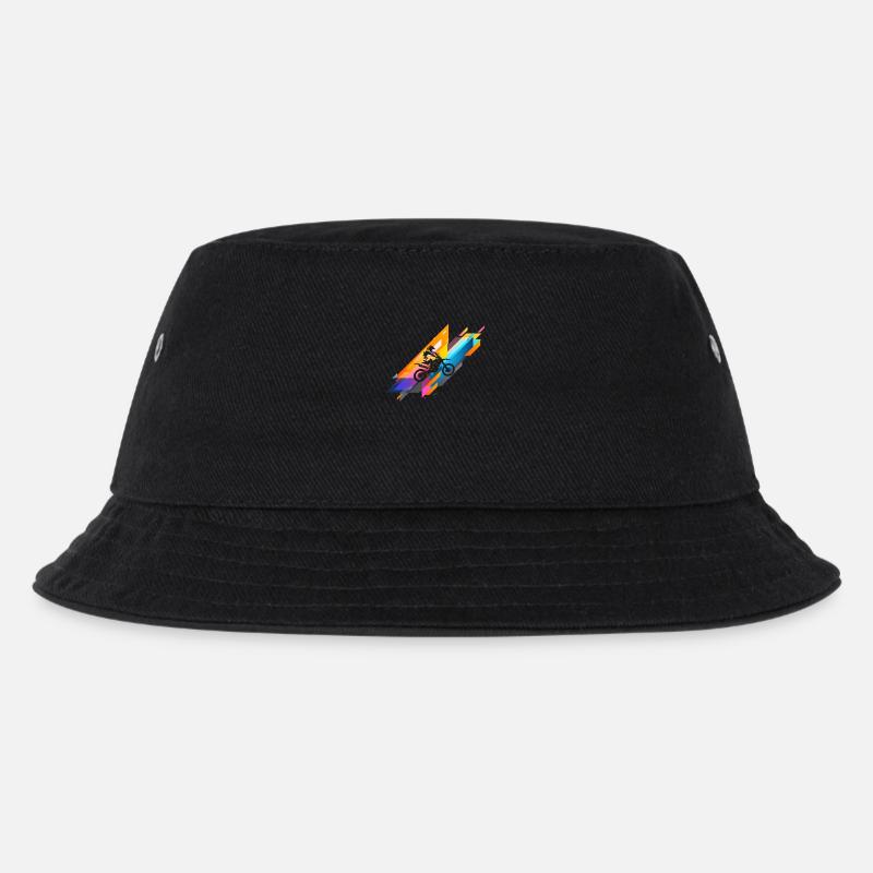 Motocross - Kinder Bucket Hat - Schwarz