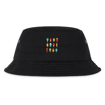 Eis, Eis und nochmehr Eis | Sommer Shirt - Kinder Bucket Hat - Schwarz - Vorne