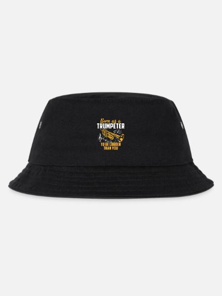 Trompete Shirt · Blasmusik · Trompeter lauter - Kinder Bucket Hat - Schwarz