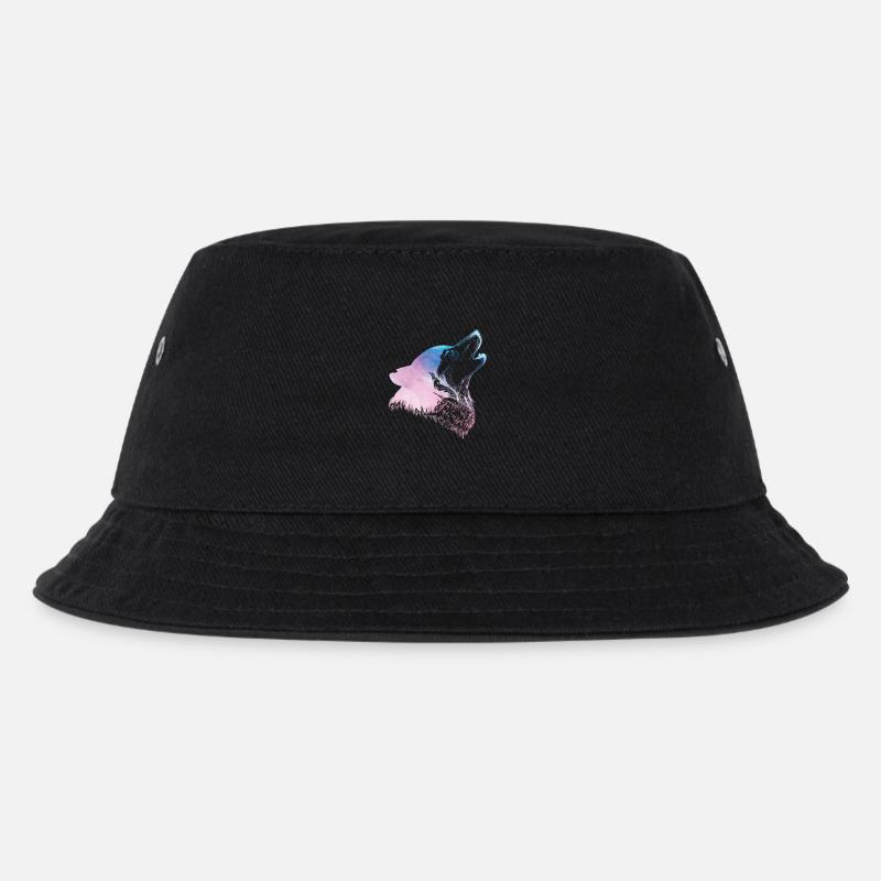 Husky - Kinder Bucket Hat - Schwarz