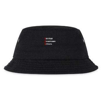 CDU Politik Bundestag Spruch - Kinder Bucket Hat - Schwarz - Vorne