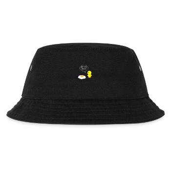 T-shirt rigolo pour poussin et oeuf au plat pour enfants - Bob Enfant - noir - Devant