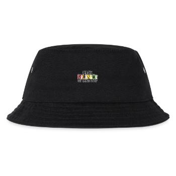 Ohne Hund ist alles doof geschenk - Kinder Bucket Hat - Schwarz - Vorne