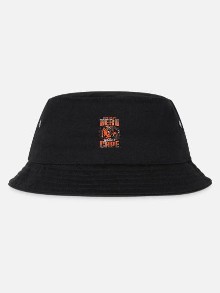 Feuerwehrmann Feuerwehr Firefighter Held Geschenk - Kinder Bucket Hat - Schwarz