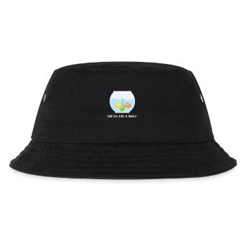 Fisch - Fischhalter - Aquarist - Lustig - Lol - Kinder Bucket Hat - Schwarz - Vorne