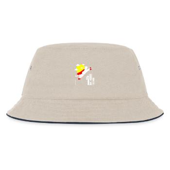 Cute Cat Meow Kitty Cats Gift Pet - Kids’ Bucket Hat - ecru/navy - Front