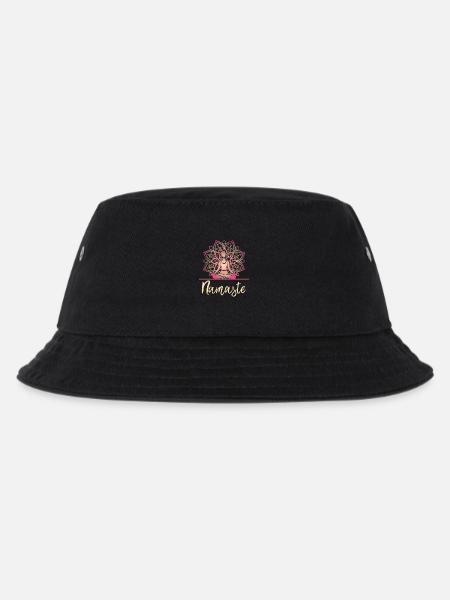 Yoga Yogi Namaste Meditation Geschenk - Kinder Bucket Hat - Schwarz