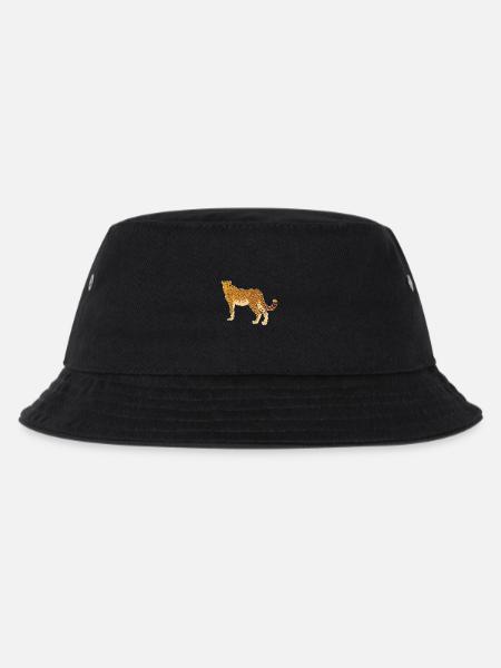 Gepard Wildlife Safari Leopard comic Geschenkidee - Kinder Bucket Hat - Schwarz