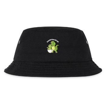 Daddysaurus - Funny Family Matching Gift - Kids’ Bucket Hat - black - Front