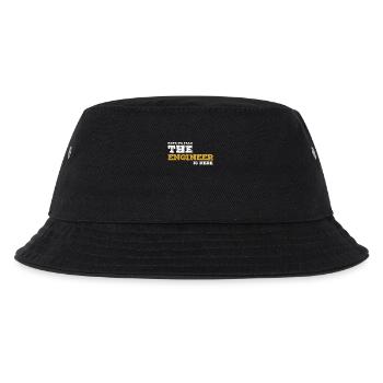 Ingenieur Engineer Techniker Geschenk Idee - Kinder Bucket Hat - Schwarz - Vorne