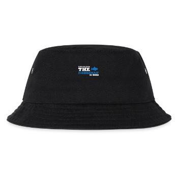 Fisherman angler fishing fishing fish gift idea - Kids’ Bucket Hat - black - Front