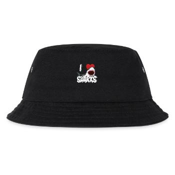 J'aime les requins Mignonne nouveauté semaine de l'idée de cadeau Shark pour les amateurs de requin Epic Graphic Shark Jaws - Bob Enfant - noir - Devant