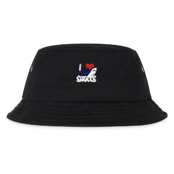 J'aime les requins mignonne nouveauté semaine de l'idée de cadeau de requin pour les amateurs de requin Epic Graphic Shark - Bob Enfant - noir - Devant