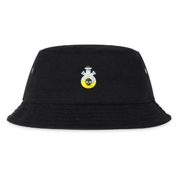 Nerd Geschenk Chemie Totenkopf Gefahr Warnung - Kinder Bucket Hat - Schwarz - Vorne