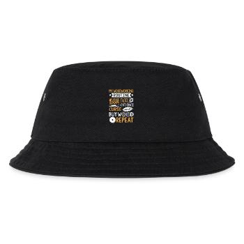 My Woodworking Routine - Kinder Bucket Hat - Schwarz - Vorne
