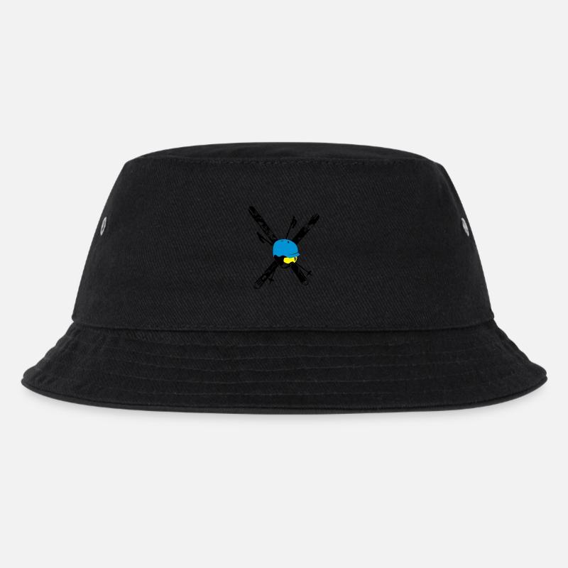 Free Ski Compilation - Kinder Bucket Hat - Schwarz