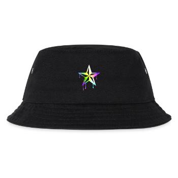nautic_star_watercolor - Kids’ Bucket Hat - black - Front