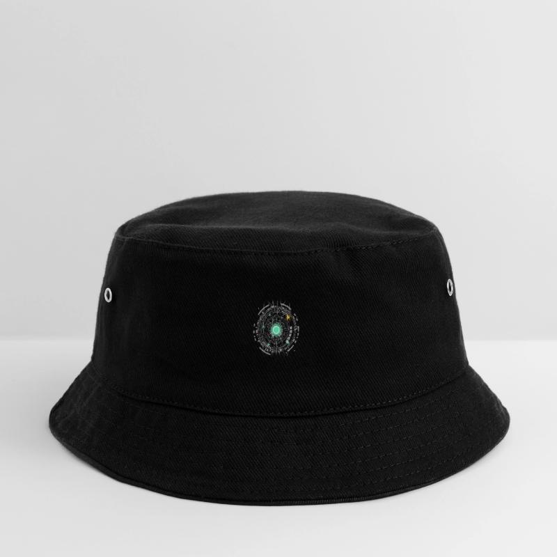 nerd CPU core computer code pc board spaceship Kids’ Bucket Hat