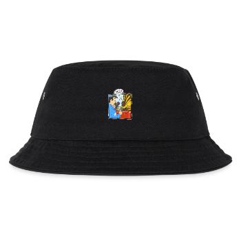 Schmetterling Falter Führerschein Foto Geschenk - Kinder Bucket Hat - Schwarz - Vorne