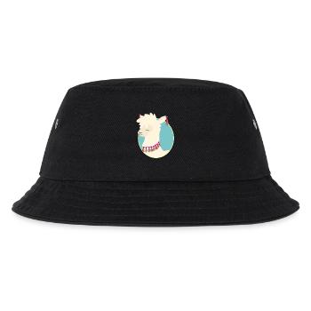 Lama - Kinder Bucket Hat - Schwarz - Vorne