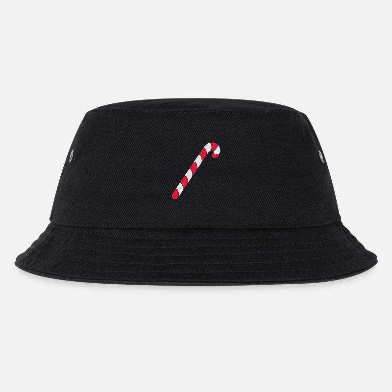 Zuckerstange - Kinder Bucket Hat - Schwarz
