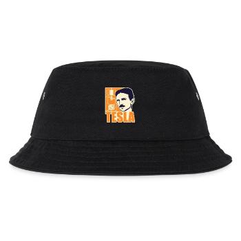 Forscher & Entwickler: Tesla - Kinder Bucket Hat - Schwarz - Vorne