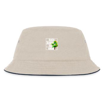 Kein Baum Ist Egal Klimaschutz Klimawandel Wald - Kinder Bucket Hat - Natur/Navy - Vorne