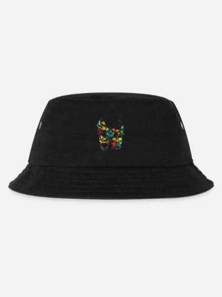 Skulls - Kinder Bucket Hat - Schwarz