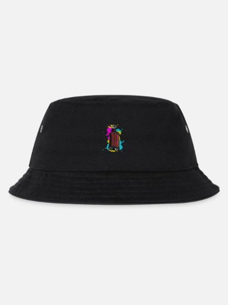 Graffiti Spraydose mit Spritzfarben - Kinder Bucket Hat - Schwarz