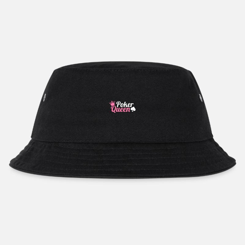 Poker Queen - Kids’ Bucket Hat - black