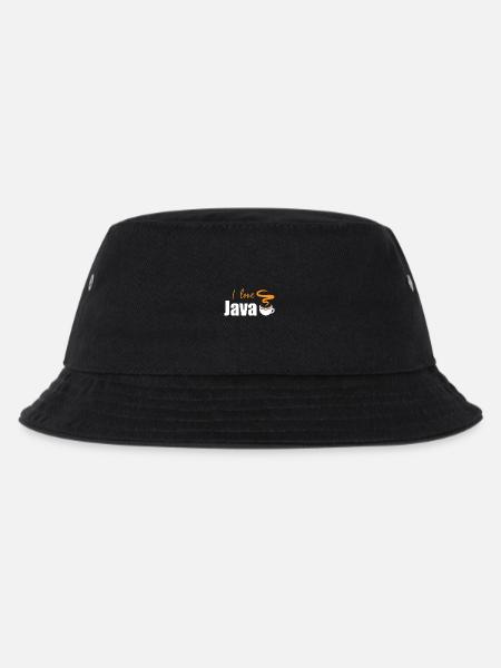 I love Java - Kids’ Bucket Hat - black