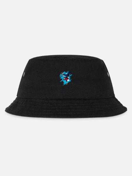 Dynamischer Streetdance Akrobatik-Design - Kinder Bucket Hat - Schwarz