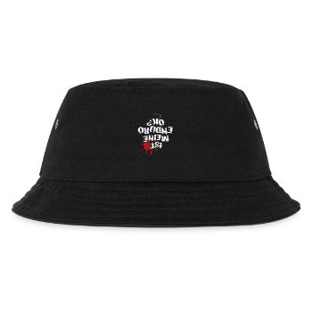 Ist meine Enduro ok? (weißer Text) - Kinder Bucket Hat - Schwarz - Vorne