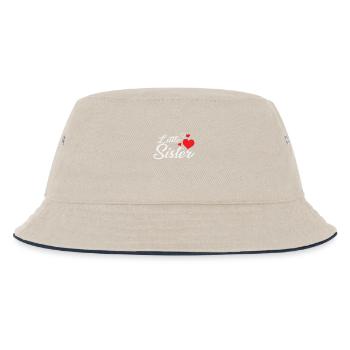 Siblings little sister - Kids’ Bucket Hat - ecru/navy - Front