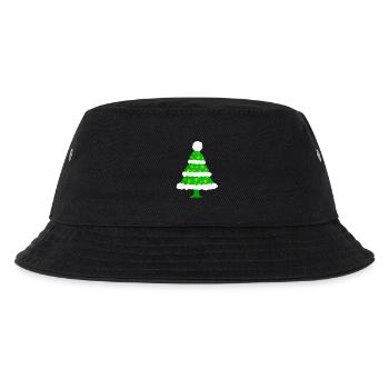 Tannenbaum Weihnachten - Kinder Bucket Hat - Schwarz - Vorne