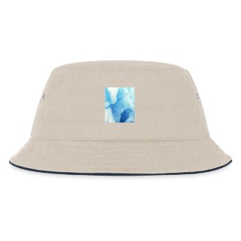 Gletscherhöhle - Kinder Bucket Hat - Natur/Navy - Vorne
